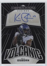 2023 Panini Obsidian Volcanic Signatures 100/199 KJ Osborn #VS-KOS Auto 10xu