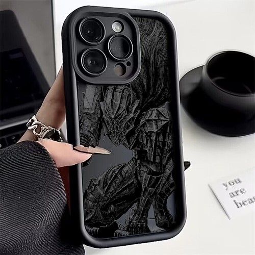 Berserk Guts Anime Phone Case for IPhone 16 15 14 13 12 11 Pro Max Mini XR XS X - Picture 35 of 119