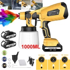 For Makita 18V Battery Cordless Electric Paint Sprayer Airless HVLP Spray Gun UK