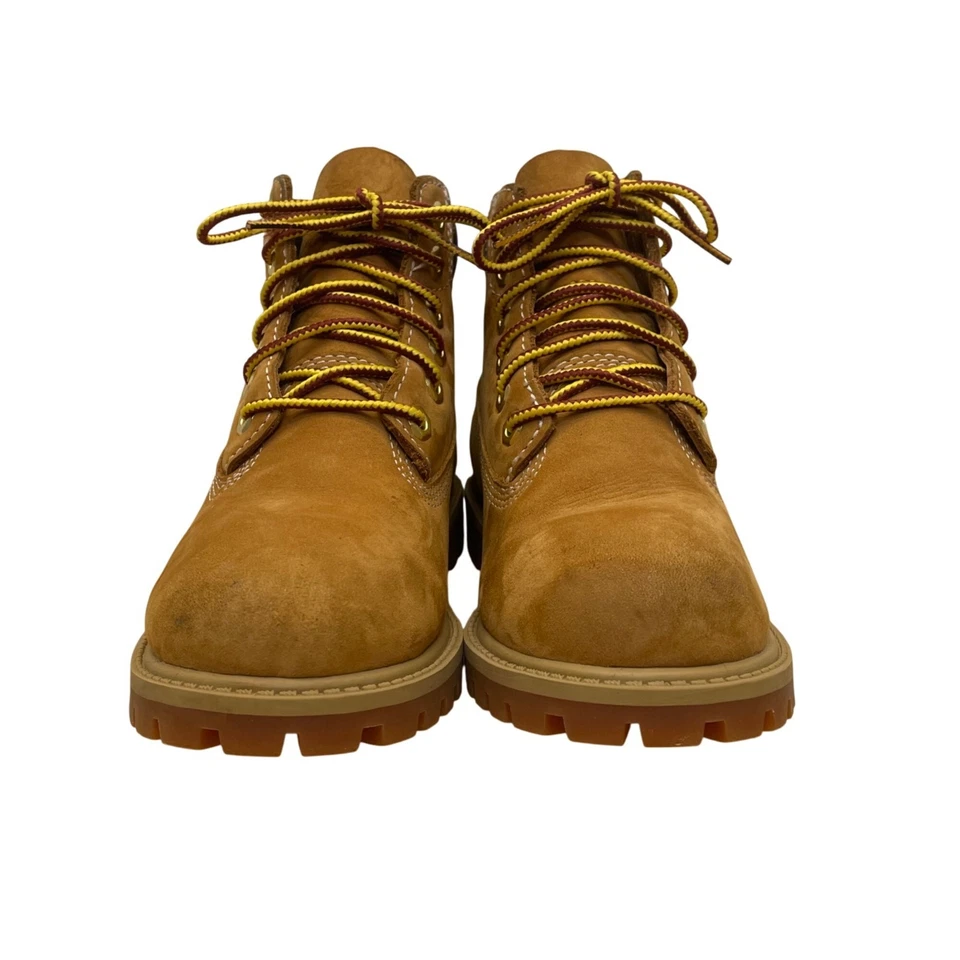 Timberland Toddler Brown Nubuck Rugged Soles Waterproof Lace-Up Boots Size 12 - Image 2 of 4