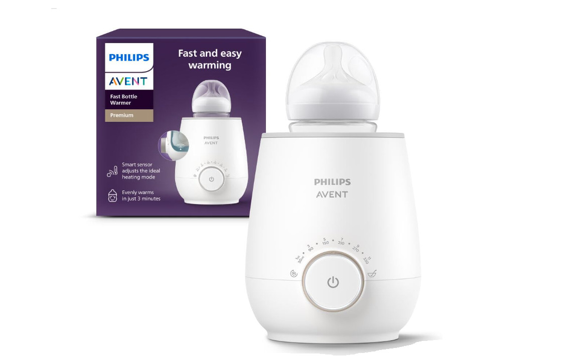 Philips Avent Bottle Warmer SCF358 | Fast, Smart Temp, Auto 