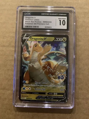 (CGC 10)Dragonite V SWSH235 SWSH: Sword & Shield Promo Cards Holo