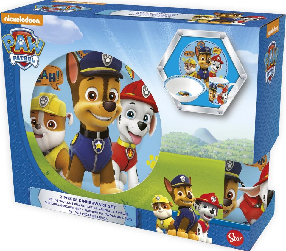 Paw Patrol Boy Icons Porzellan-Geschirrset - Bild 2 von 4