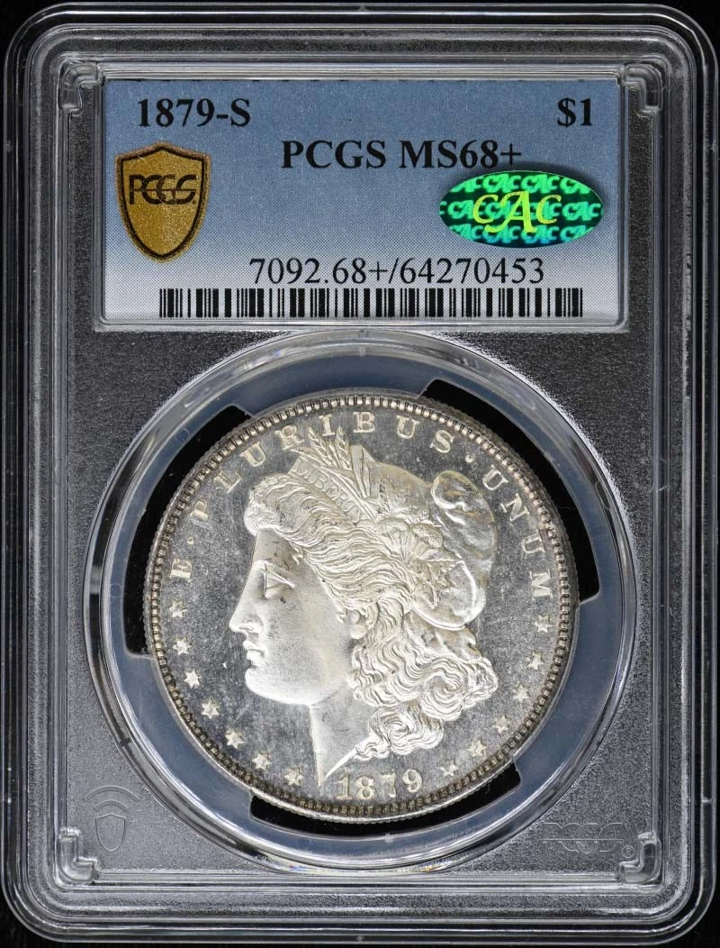 PCGS Certified MS 68 Graded Morgan US Dollars (1878-1921) for sale