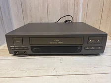 JVC VCR PLUS+ Hi-Spec Drive HR-J410u 4 Head VHS AV TESTED Works