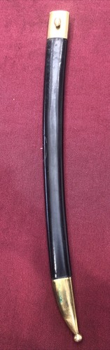 Scheide 61 CM Leder X Briquet Körperstütze Jahre 50/60 Gut Erhalten
