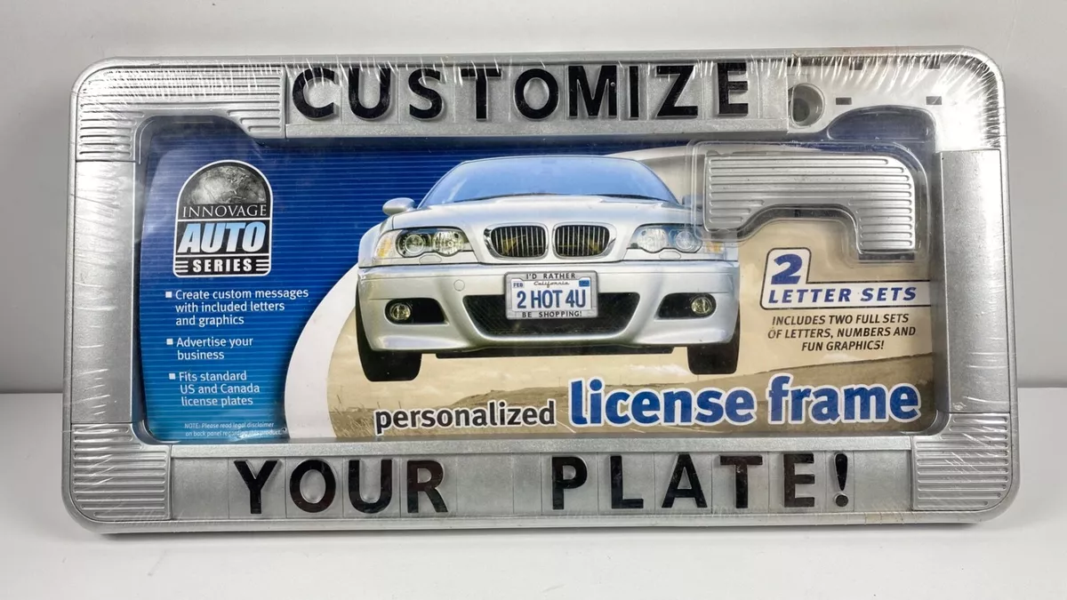 How to customize cheap your license plate