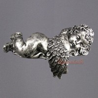 Engel Engelchen Schlafend FlüGel HäNgend Figur Statue Skulptur Gartenfigur Deko