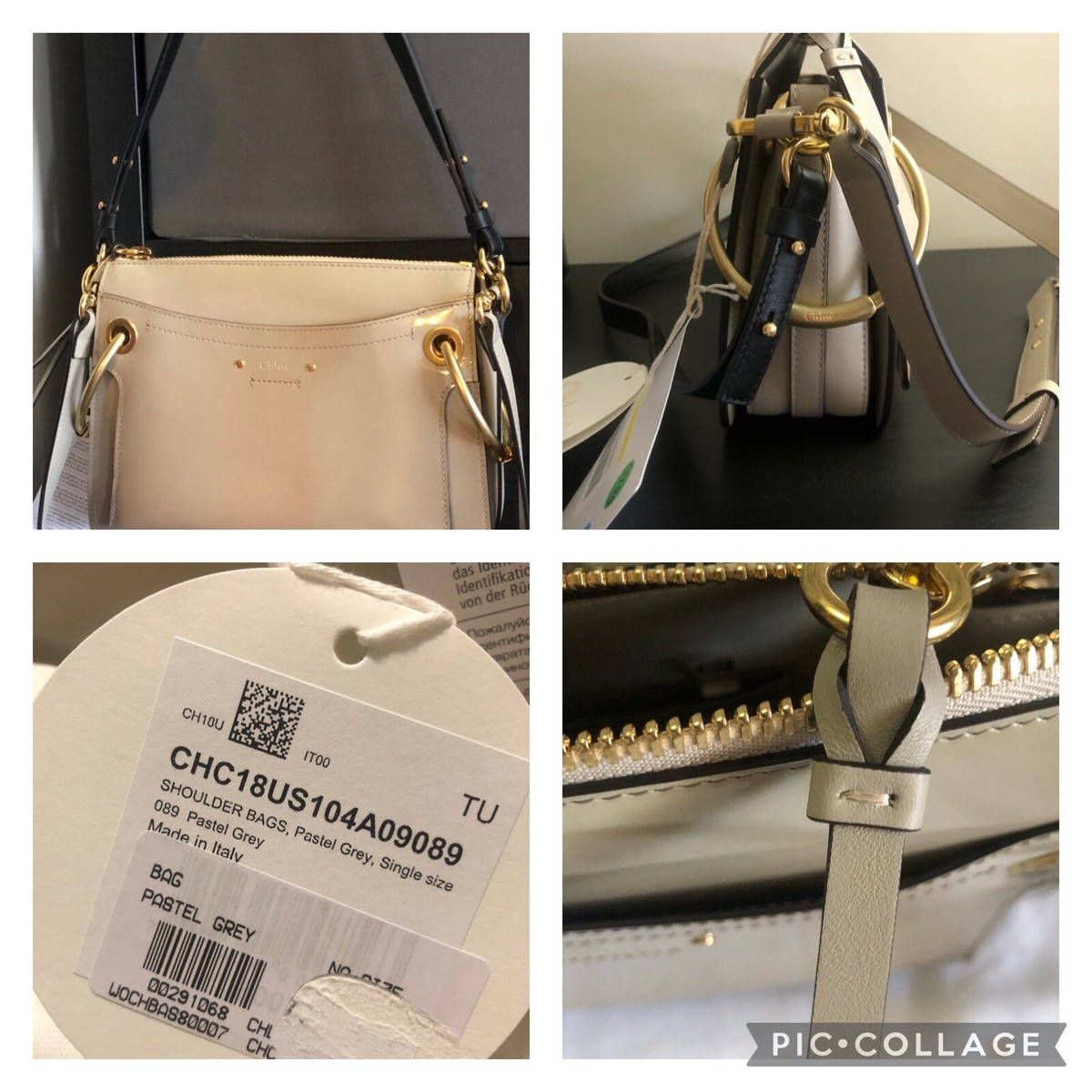 NWT Small Roy Chloe Bag In Glossy Lambskin With “sfumato NWT Small Roy Chloe Bag In Glossy Lambskin With “sfumato