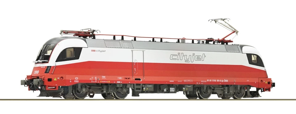 Roco H0 7510024 Locomotive électrique Rh 1116 Cityjet de l'ÖBB "DCC Digital ...