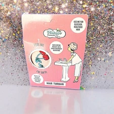 The Vintage Cosmetic Company Cherry Printed Hair Turban Brand New In Box
