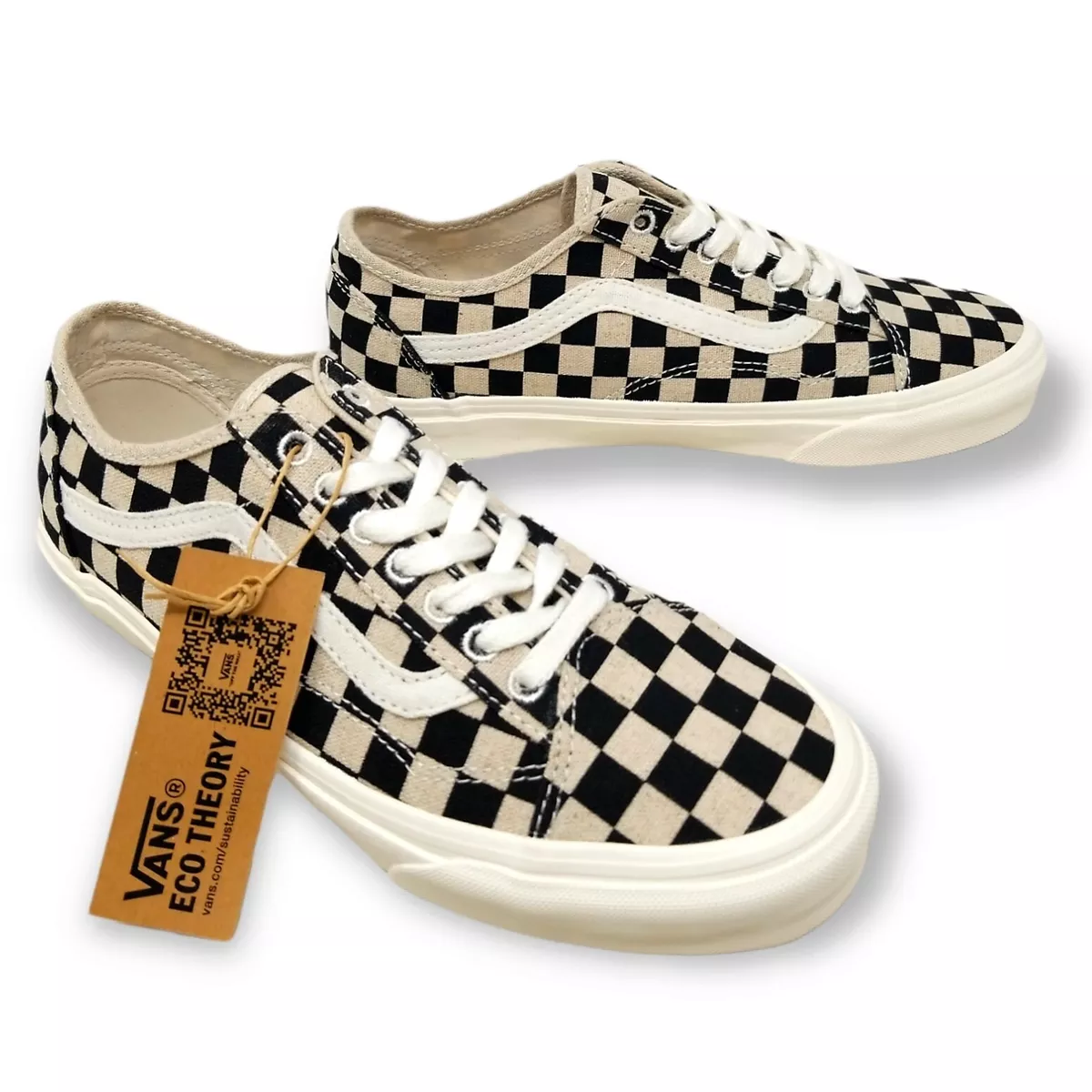 VANS MENS WOMENS OLD SKOOL TAPERED Eco Theory Checkerboard