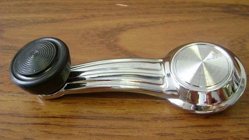 68-72 Black Knob Window Cranks Vent & Door Handles Springs Washer Clips 20pc Set - Picture 8 of 11