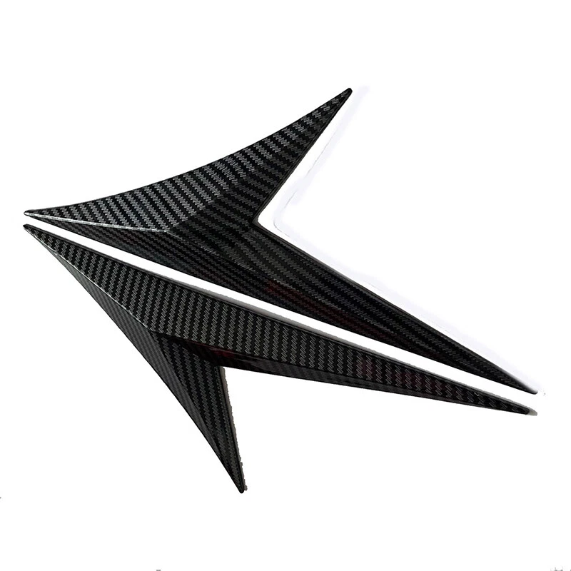 Cubierta adhesiva de fibra de carbono para guardabarros de flujo de aire del ala lateral del automóvil Foto 4 de 4