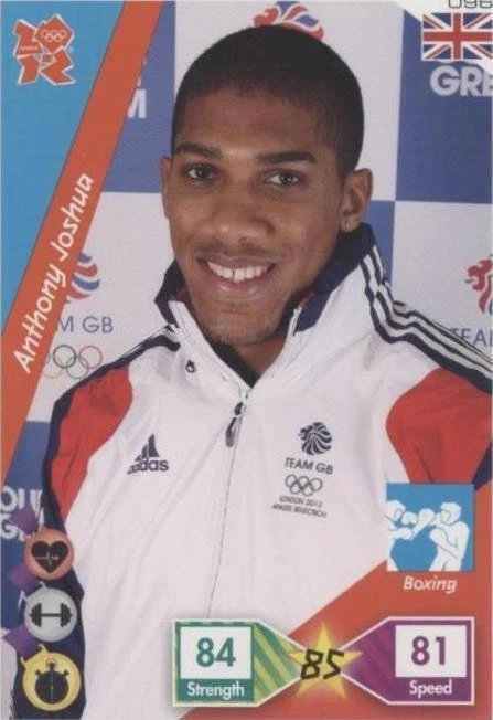 2010 Panini Adrenalyn XL 2012 Summer Olympics - Anthony Joshua #096