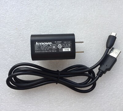 New Original Lenovo 5.2V 2A AC Adapter&Cord for Lenovo ThinKpad Tablet 1838 1839