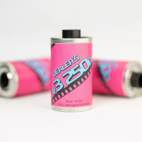 Dealer's V3 250D, RESPOOLED Kodak Vision 3, 35mm Analog Film, Motion Picture