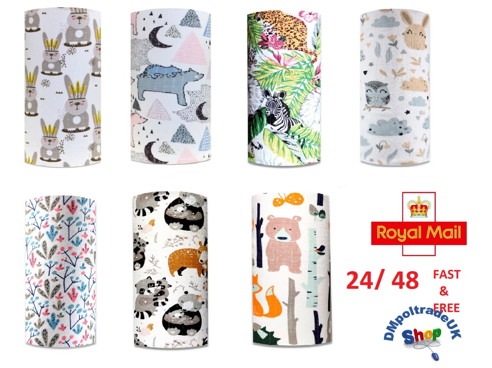 BABYBAZAAR GROSSE BAUMWOLLE BABY MUSLIN QUADRATE TÜCHER WIEDERVERWENDBAR WINDEL BETDECKE BABYDUSCHE