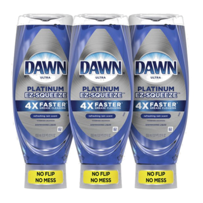 #ad 3 Dawn Ultra Platinum EZ Squeeze Rain Scent Dishwashing Liquid 12.2 fl.oz 366ml $23.99