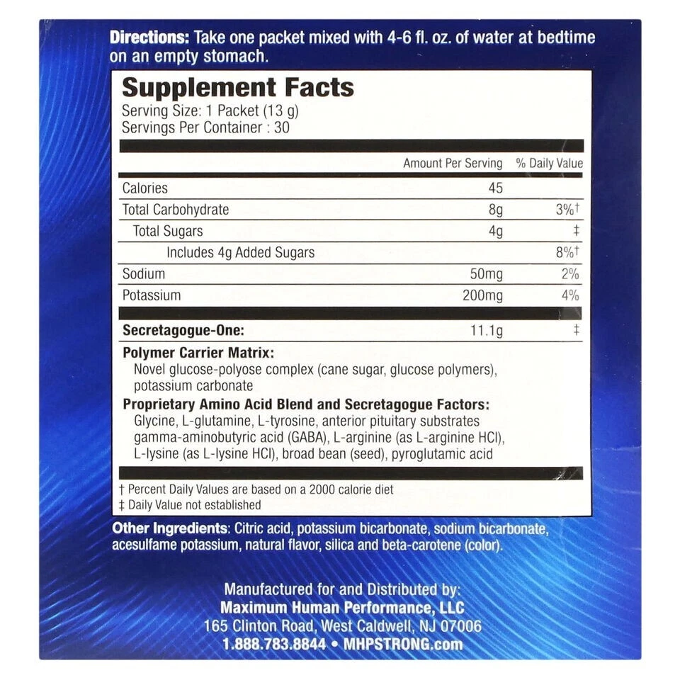 MHP Secretagogue один для восстановления, производительность 30 пакетов - оранжевый - Изображение 2 из 2