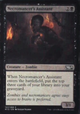 Necromancer's Assistant - Magic 2015 (M15): #107, Magic: The Gathering Lp R96