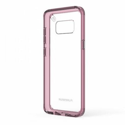 NEW - SAMSUNG GALAXY S8+PLUS PUREGEAR SLIM SHELL PRO -  CLEAR/PINK (61760)