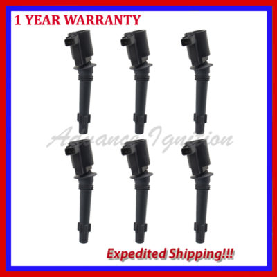 6PC IGNITION COIL For FORD Falcon Territory SX-SY 4.0L V6 2005-2010 JM5087