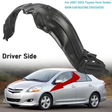 New Fits 2007-2012 Toyota Yaris TO1250120 Front Left Fender Liner Splash Shield