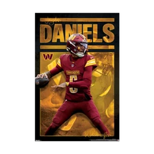 JAYDEN DANIELS - WASHINGTON COMMANDERS POSTER - 22x34 - 26236