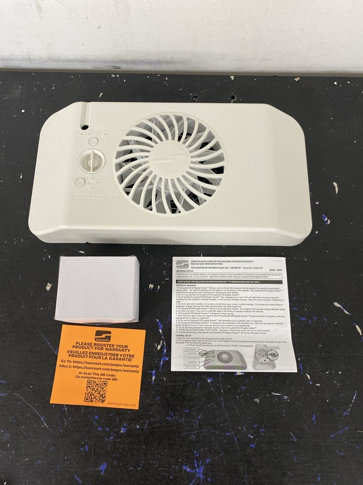 Suncourt HC600 Equalizer EZ8 Smart Register Booster Fan eBay