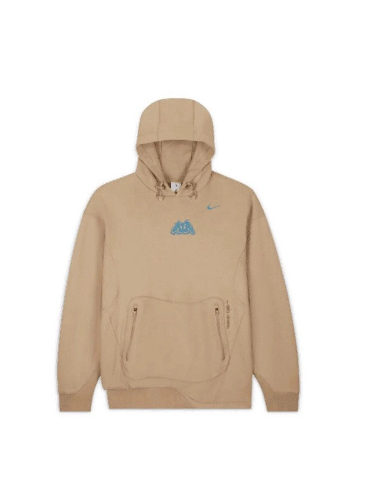 Sweat à capuche polaire homme Nike x Off White 006 (DN1759 247) kaki taille L Virgil