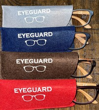 EYEGUARD 4 Pack Reading Glasses Blue Light Blocking Spring Hinge Readers 1.00