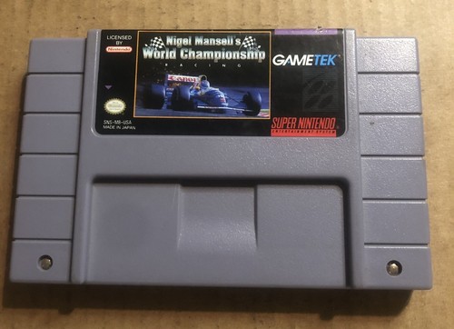 Nigel Mansell's World Champion. Racing (Super Nintendo System, Cart Only Tested