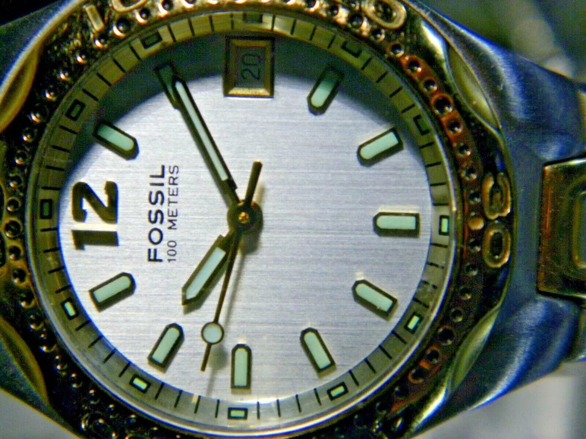 Fossil 100 2025 meters gold