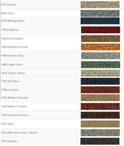 Pick Color - Complete Molded Carpet Replacement Kit for Lincoln Vehicles - ACC - Picture 33 of 60
