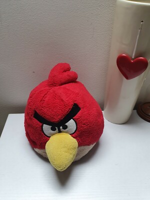 ANGRY BIRD süßer Vogel weiches Plüschtier Kuscheln ca. 8 Zoll groß 