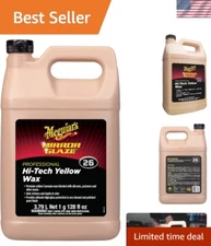 Deep Gloss & Scratch Removal with Meguiar’s 1 Gal Yellow Car Wax - Pro Quality