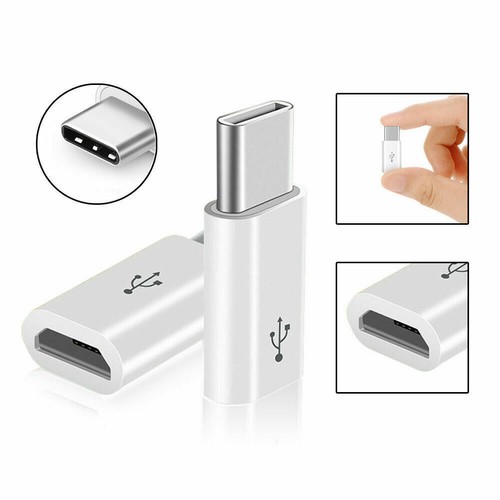 2 Pack Micro USB to Type C Adapter Converter Micro-B to USB-C Connector USA - Picture 11 of 14