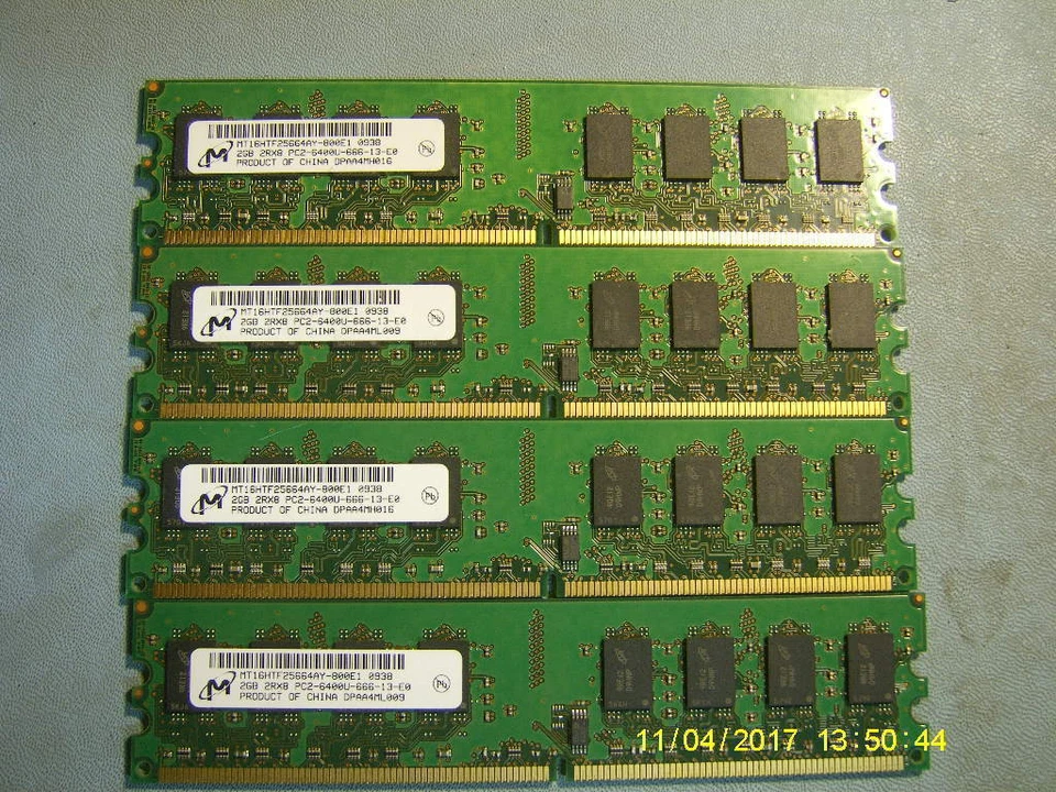Dell HP Lenovo Viglen Memory UP TO 8GB PC2-6400U DDR2 RAM 800MHz 240-Pin Non-ECC - Image 4 of 4