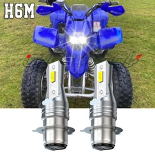 H6 LED Headlight Bulbs Lights for Yamaha Blaster 200 1995-2006 High Power