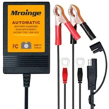 Trickle Charger 12V 1000mA Smart Battery Charger & Maintainer
