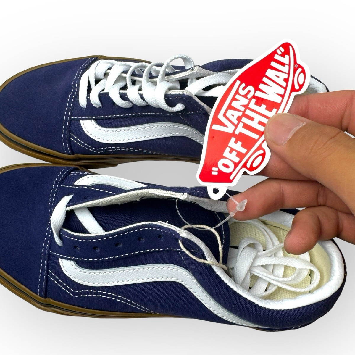 VANS Old Skool ホワイト/パープル  US10 VANS ヴァンズ OLD SKOOL オールドスクール VN0007NTW00 LACES T