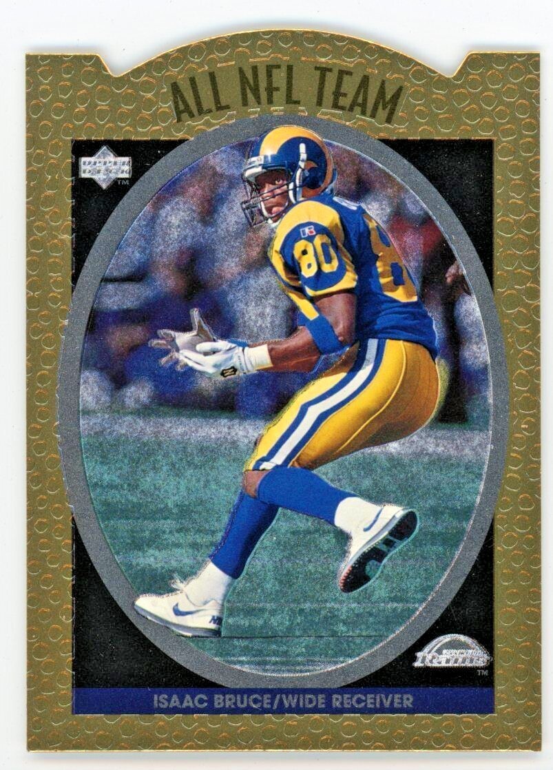 1996 Upper Deck Silver Collection All NFL Team Isaac Bruce Card#AN2 HOF Football