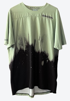 #ad Troy Lee Designs Men#x27;s XL Pop Wheelies Skyline Short Sleeve Jersey Sage Green $34.99