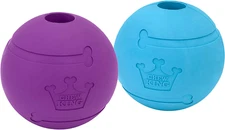 Chew King Fetch Balls Extremely Durable Natural Rubber Toy 4 Inch, 2 Pack (CM-10