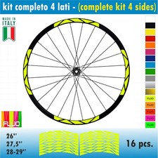 Kit d'autocollants pour jantes de vélo 26 27,5 28-29 pouces roue VTT VTT...