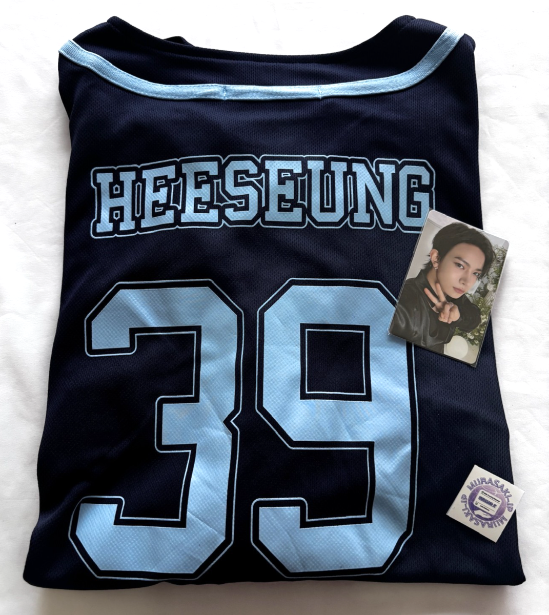 ENHYPEN ヒスン HEESEUNG ユニフォームシャツ ENHYPEN HEESEUNG WALK THE LINE IN JP SUMMER EDITION UNIFORM SHIRT