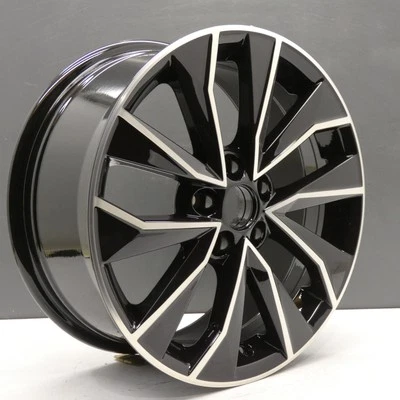 SKODA FABIA RAPID 16" Alufelge Schwarz Diamond Cut 6V0601025G Original X1 - Bild 1 von 4