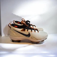 Nike Size 13 Force Trout 9 Elite MCS White Beige Black Orange NWOTB