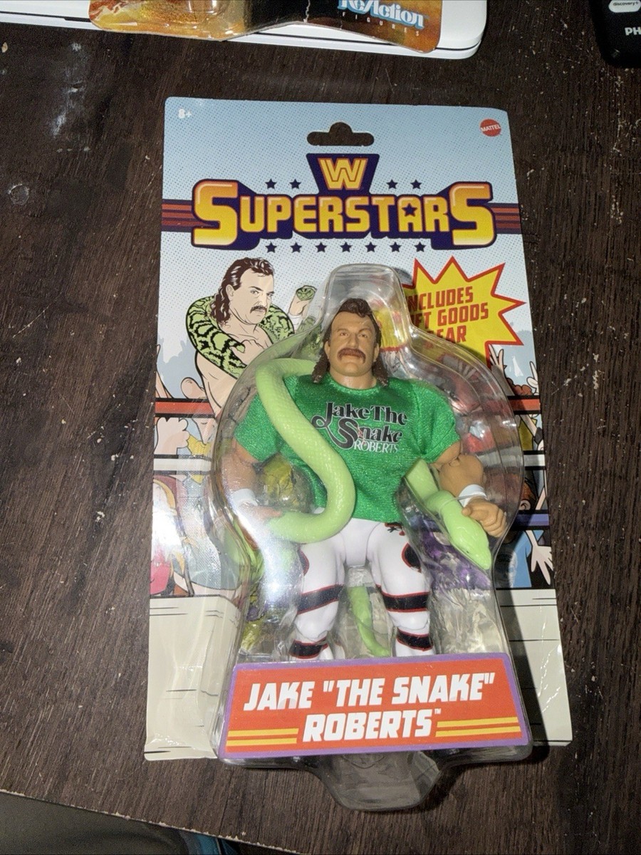 Wwe Superstars Chase Jake”The Snake” Roberts Series 13 Red/white